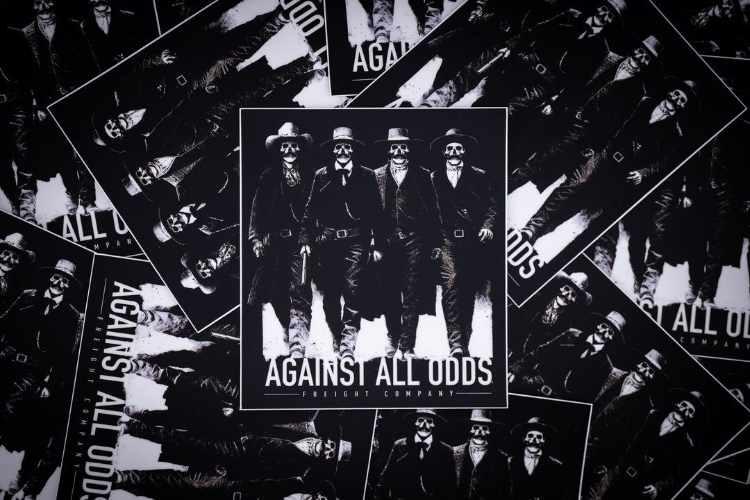 "AGAINST ALL ODDS" Slap Sticker